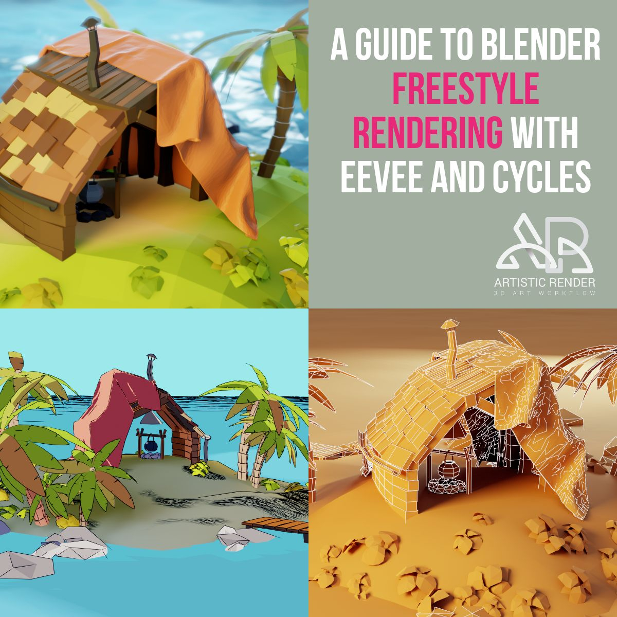 Hende selv regulere Mand A guide to Blender freestyle rendering with Eevee and Cycles -  Artisticrender.com