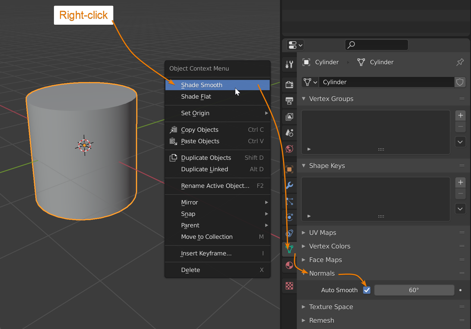 How To Smooth The Shading On An Object In Blender Artisticrender Com