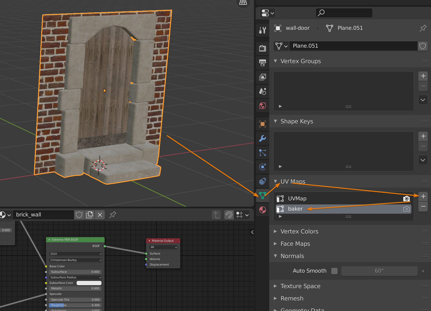 How to bake textures in Blender