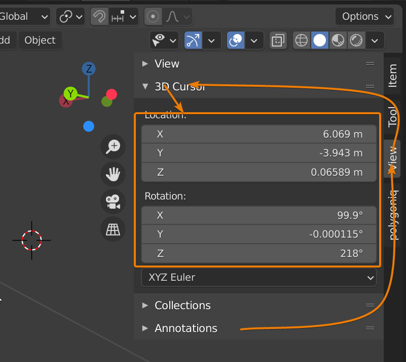 How to use the 3D cursor in Blender 