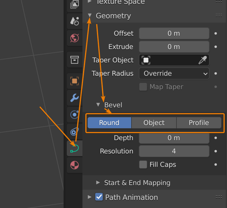 Blender Curve Object Bezier Nurbs Paths Modifiers And Profiles Artisticrender Com