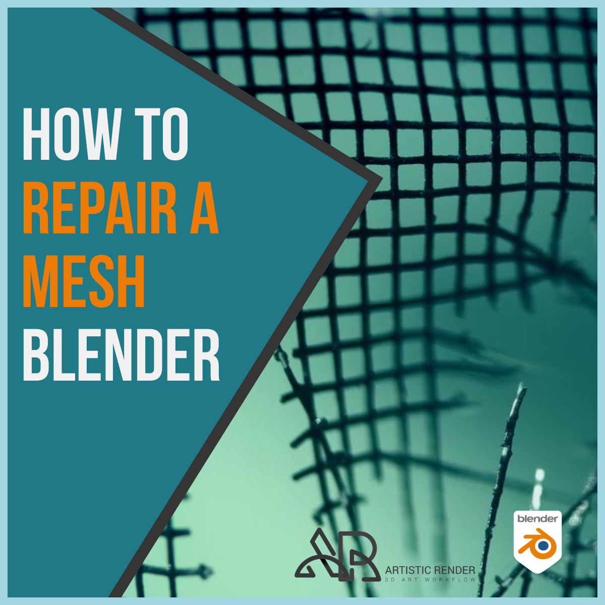 How to repair a mesh in Blender 