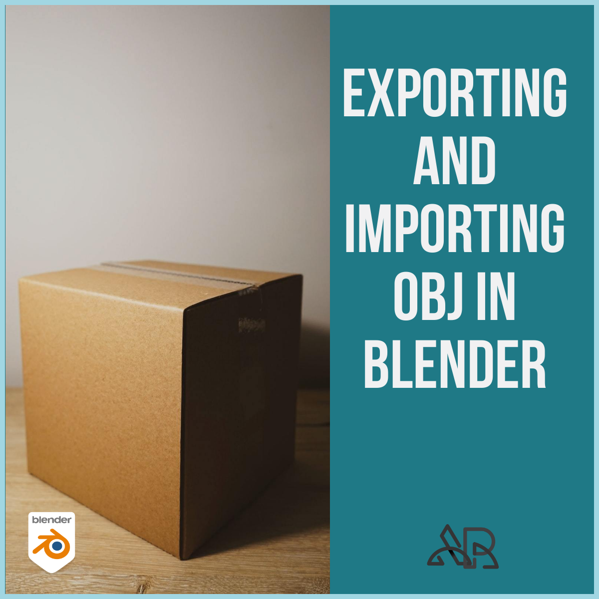Exporting importing OBJ in Blender -