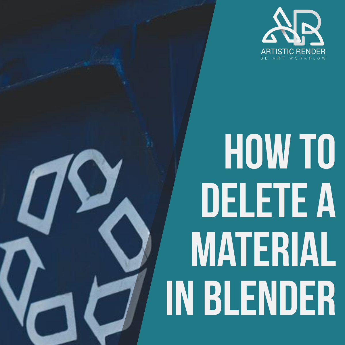 How Delete a Material Blender - Artisticrender.com