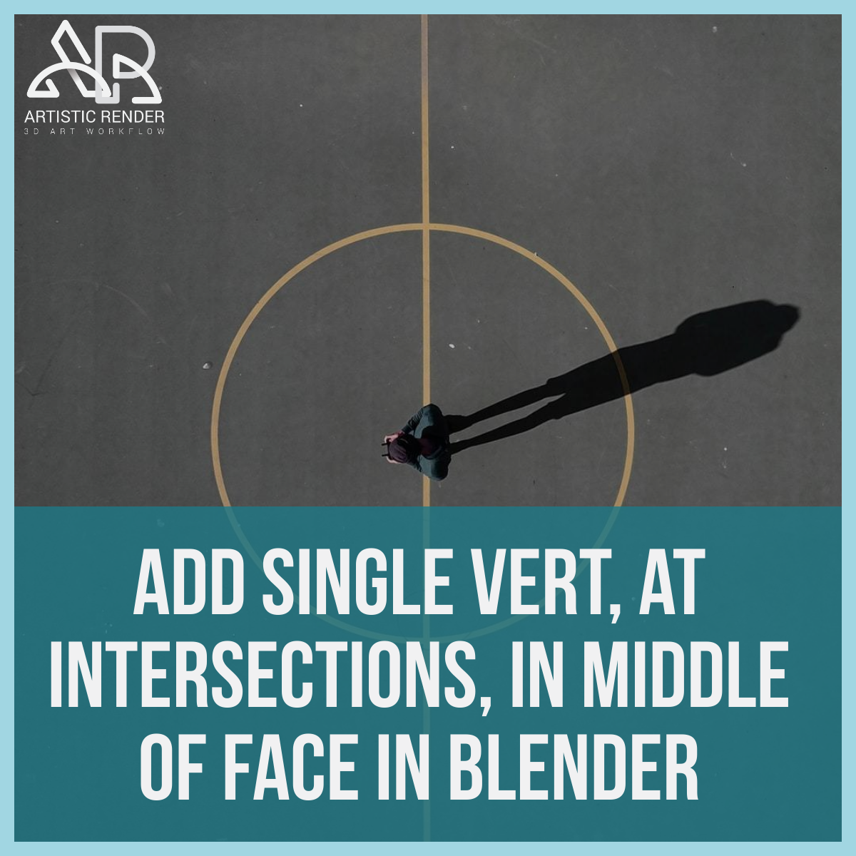 øretelefon Modtager Forslag Add single vert, at intersections, in middle of face in Blender -  Artisticrender.com