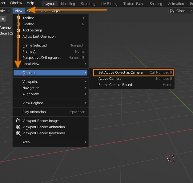 to change the active camera in Blender? - Artisticrender.com