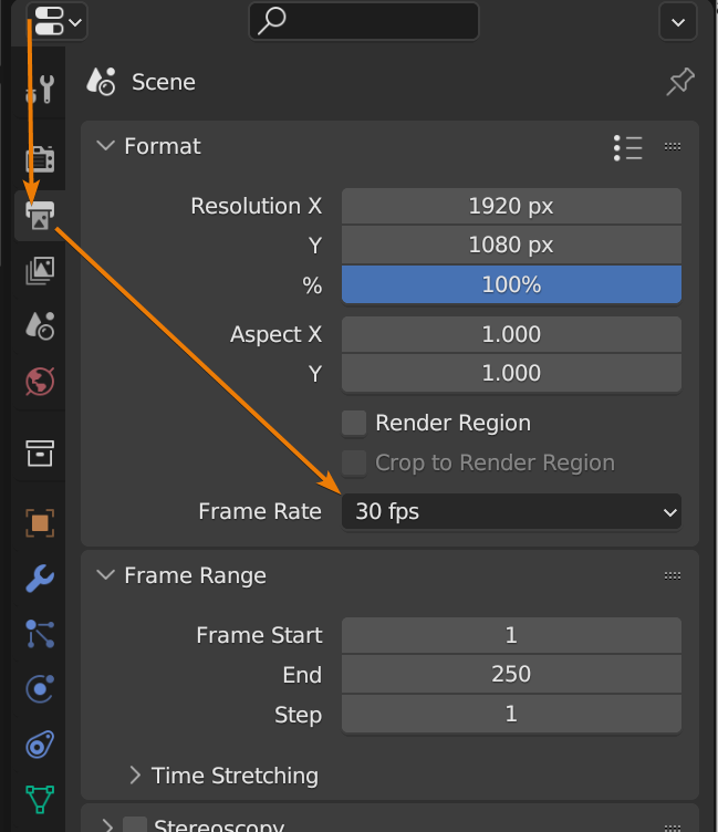 How to change animation and fps in - Artisticrender.com